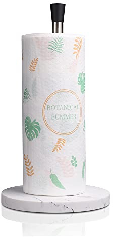 ZCCZ Support Papier Toilette sur Pied avec Base Lestée Lourde, Porte Rouleau WC Idéal comme Distributeur Pratique et Élégant pour Salle de Bain, Accessoire Moderne Compact et Stable
