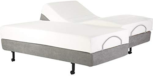 Split California King Mattress Protector for Adjustable Fitted Sheet Style Split Beds Waterproof Terry Cotton - 18 Inch Deep (2 PCs Split Cal King 36x84, White)