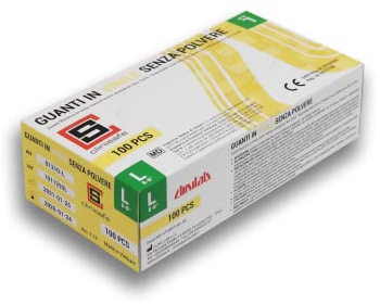 Clinisafe Vinyl-Handschuhe puderfrei - Größe M (7-7½)