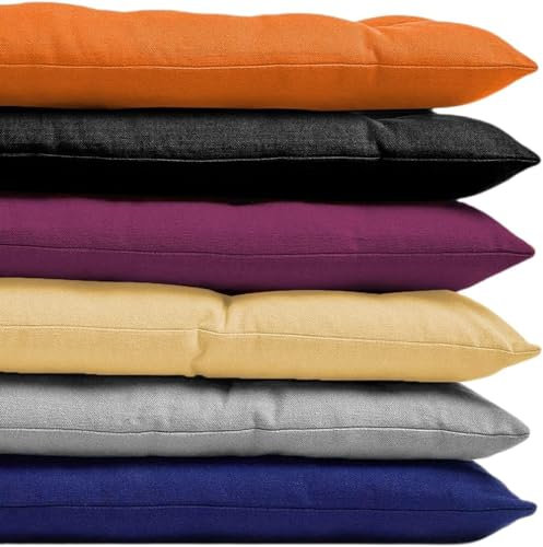 EudoER Bench Cushion 2 3 Seater,110cm/120cm Thick Garden Bench Seat Cushions,Rectangle Bench Cushion Pad for Chaise Swing Outdoor Indoor (110x40cm,Grey)