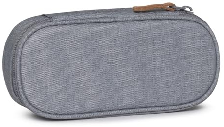 Beckmann City Oval Pencil Case Grey