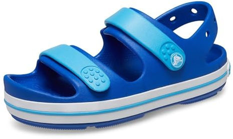 Crocs Crocband Cruiser Sandal K, Sandali Unisex - Bambini e Ragazzi, Blue Bolt Venetian Blue, 38/39 EU