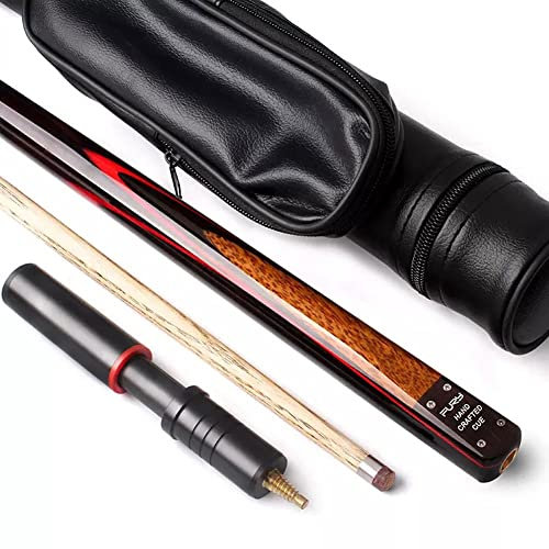 SchAan Billiard cue Billiard Queue Set Billard kö Billardqueue Kleiner Kopf Snooker Feili Chinese schwarz acht Queue schwarz 8 Queue Billardqueue(Color:1,Size:)