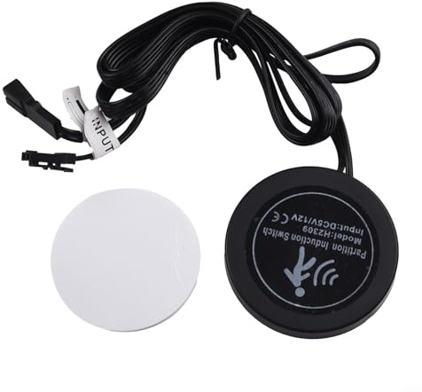 HpLive Sensorschalter, LED Dimmer 12V-24V Durchlässige Holzplatte Touch Sensor Schalter LED Steuerung Lichtschalter 12V-24V(Touch Switch)