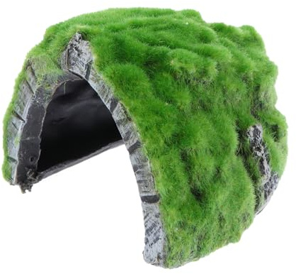 COLLBATH Decorazione Delicata Per Acquario Piattaforma in Resina Per Tartarughe Elemento Scenico Per Rettili Area Di Arrampicata E Prendisole Per Terrario O Acquario