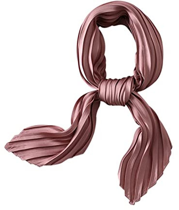 Seidenschal für das Haar, quadratischer Satin-Sonnenschutz-Schal aus Kunstseide, leichtes, warmes Kopftuch aus Seide für jede Jahreszeit