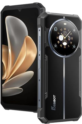 FOSSiBOT F109 5G Outdoor Handy Ohne Vertrag, 24GB+256GB, 6.745” HD+ Baustellenhandy, Android 14 Rugged Smartphone, MTK CPU, 50MP+16MP Kamera, 10600mAh/18W, IP68/Wasserdicht, Dual SIM/NFC/GPS/Face ID