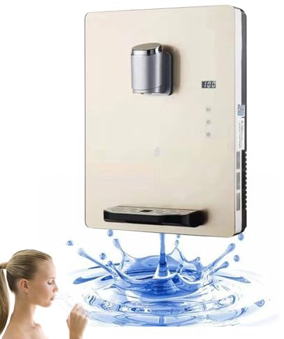 Dispensador De Agua Montado En La Red, Con Bloqueo Electrónico Para Niños, Capacidad De Agua De Calefacción 30l/H, Doble Hielo Y Calor, Pantalla Táctil Inteligente De Calefacción, Para Oficinas
