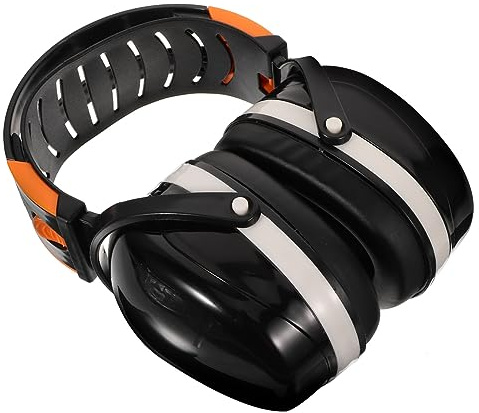 OSALADI Casque Antibruit Léger Et Réglable Pour Protection Auditive Avancée Du Bruit Adapté Pour Étude Sommeil Et Travail Avec Protection Industrielle Oreilles Blanche