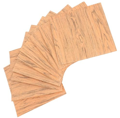 Veemoon 40piezas Papel Autoadhesivo Texturizado De Simulación Realista Instalación Para Decoración De y Color Amarilla