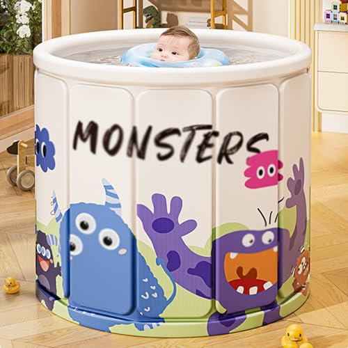 MZQMK Baignoire Bebe, Bain Froid Portable, Piscine pour Enfants, Baignoire Enfant sans Pompe À Air, pour Adulte, Extérieur, Maison, Salle De Sport