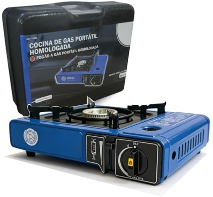 Camping Gas Portatil, Hornillo Camping Portátil, Cocinal, Infernillo, Fogareiro, No Incluye botellas (Horno Simple)