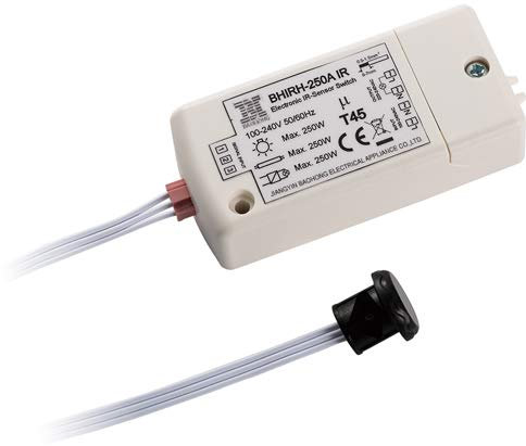 Capteur Infrarouge Switch- HoneyFly BHIRH-250A 100-240V détecteur de Mouvement Switch Interrupteur de lumière 5-10cm en Dehors du Cabinet Un Mouvement de la Main Max.70W pour Les LED