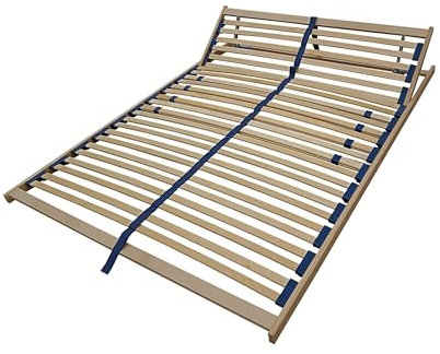 70.32-14-190 FV Federholzrahmen Lattenrost 140x190 cm Kopfteil verstellbar