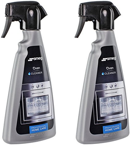 Smeg, detergente sgrassante spray per forno e fornelli; 500 ml (confezione da 2)
