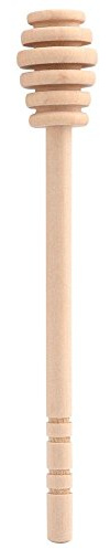 50pezzi/set Cucchiai per Miele Domestico di Legno Merlo Acquaiolo Miele Mini Jam Portatile Mescola Erogazione Raccolta Asta Agitazione per Barattolo Miele Dispensare Drizzle Festa Matrimonio(16cm)
