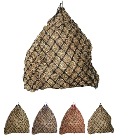 RL24 - Heunetz für Pferde Basicline – viele Farben | Heusack aus Nylon – Maschenweite 7 x 7 cm – artgerechte Fütterung – unterstützt Verdauung & Wohlbefinden
