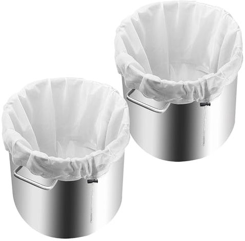 EQLEF Nylon Brew Bags Filter für Bier und Wein, 66 * 55cm Mesh-Siebbeutel Getreidebeutel für Heimbrauen Apple Cider Cold Brew Hop Sieb Kordelzug Tasche (66 * 55cm)