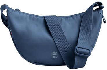 GOT BAG Crossbody Moon Bag | Halbmond Handtasche Wasserabweisend | Stylische Umhängetasche mit verstellbarem Gurt (ocean blue, small)