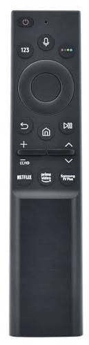 Control Remoto for televisores Inteligentes 4K 8K UHD HDR BN59-01363A Voz UNAU8000F Serie UN43AU8000FXZA UN50AU8000FXZA