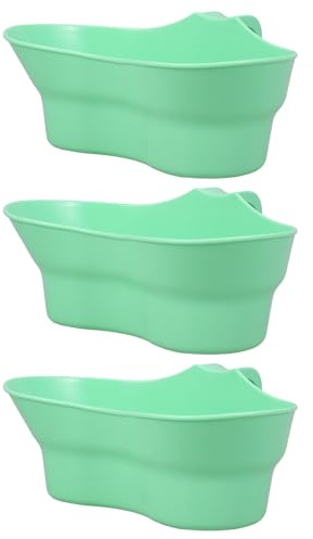 TOYANDONA Tazza per Risciacquo Orale Ergonomica in Plastica Pp 3 Pezzi per Pazienti Allettati Soluzione Igienica, per Ospedali e Case di Riposo