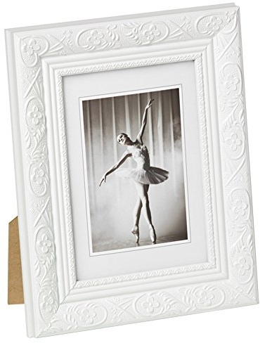 walther design Design CR030W Holzrahmen Barock, 20 x 30 cm weiß