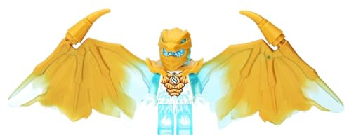 LEGO Ninjago Crystalized: Zane Dragon Minifigur mit Schwert und Shuriken