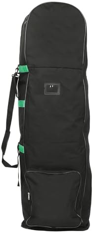 VBESTLIFE Golf Reisetasche, Faltbar mit Rädern, 600D Oxford, für Golfer und Reisende, Grün