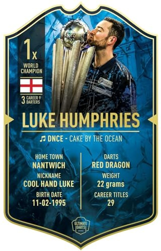 Ultimate Darts Card Luke Humphries World Champion 2024