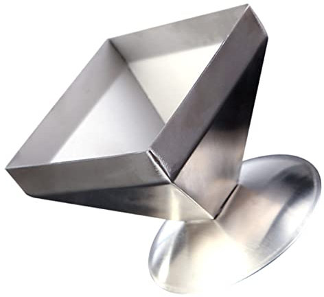 OUNONA Meat Shaping Mold 11x11cm Stainless Steel Pagoda Tower Food Mould Kitchen Tool for Home and Restaurant Cooking Supplies