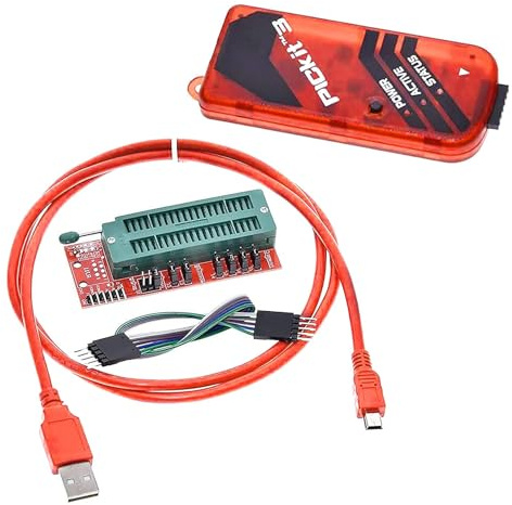 PICkit3 PIC Kit 3programador Depurador Binghe PICkit3 Emulador PICkit3 Descargador para desarrollar programas, depurar y desarrollar Software y Hardware de PC