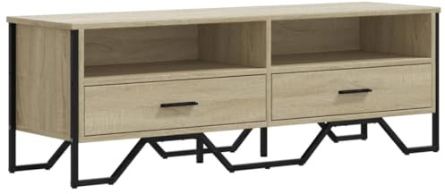 vidaXL TV-Schrank Sonoma-Eiche 122x34x41 cm Holzwerkstoff