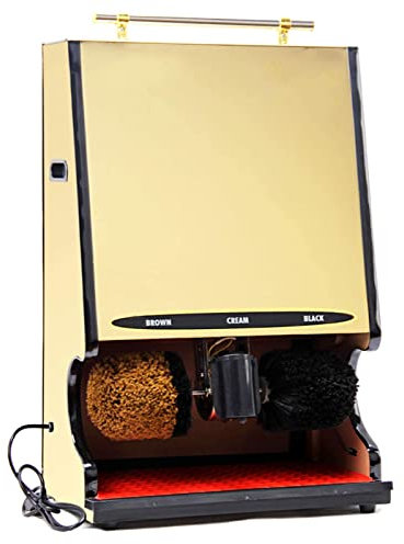 Cireuse à Chaussures à Induction Automatique, kit de Brosse de Nettoyage pour Polissage Automatique des Chaussures, polisseuse Multi-brosses adaptée au Centre de Vente du Hall d'entrée de
