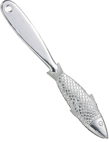 Fish Scaler, Aluminium, 22 cm, Silver