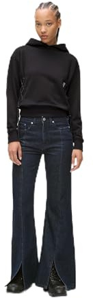 Karl Lagerfeld Jeans Mujer High Rise Flared Denim W/Slit Rinse Blue 2830