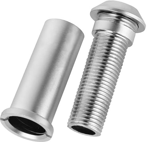 180° Wide Angle Polished Chrome Door Viewer, Security Peephole for Front Doors (35mm to 50mm), Clear View for Safety and Privacy, Easy Installation