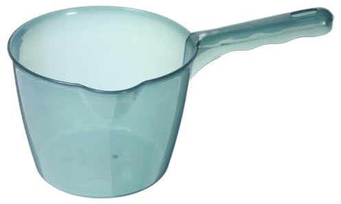 GLEAVI Louche de Cuisine Transparente Plastique Épaissie avec Long Manche Accessoire Multifonctionnel pour Servir Eau Pratique et Ergonomique pour Maison Jardin