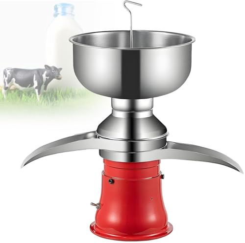 Separatore di panna elettrico da 10500 giri/min, separatore di panna, burro e milkshake da 50 l/h, separatore centrifugo di panna di latte, per la conversione di latte crudo in panna e latte scremato