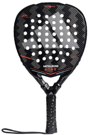 Pala de pádel adidas Metalbone 2026 Ale Galán, Negra, Forma diamente,Goma eva Soft Performance,Fibra Carbono aluminizado 16k