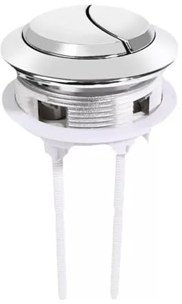 Dual Flush Push Button, 38mm Toilet Flush Button Replacement | Round Head Toilet Flush Button Replacement Accessories for Bathroom Toilet Water Tank Repair
