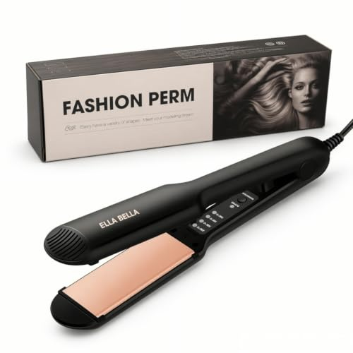 Professional Ceramic Hair Straighteners - Fast 30s Heat Up, 3D Floating Plates for Sleek & Frizz-Free Styling, Adjustable Temp 150°C-230°C, Dual Voltage Travel Flat Iron for All Hair Types