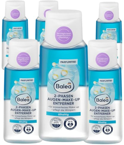 Balea Augen Make-up Entferner von Balea, 6er Pack (6 x 100 g)