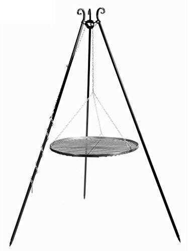 CookKing Schwenkgrill Dreibein 180cm Höhe 50cm Rohstahl Rost