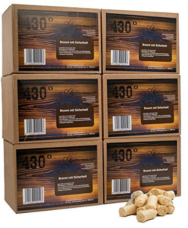 eLab 430° Öko Anzünder - 9 kg ca. 900 STK. - Kaminanzünder, Ofenanzünder, Grillanzünder, Brennholzanzünder, Premium-Holz & Wachs Anzündhilfe - Top Qualität