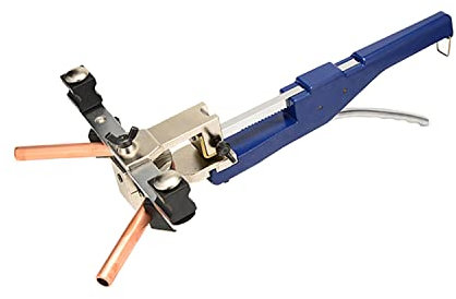 hzexun Cintreuse de Tubes Cuivre Acier Manuelle Cintreuse de Tuyau avec Fixation de Flexion Inversée 6 à 22 MM, Cintreuse de Tube à Cliquet en Cuivre Compacte pour Réfrigération/Réfrigérateur/Cvc