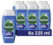 Radox Mineral Therapy Feel Awake Men 2in1 Shower Gel & Shampoo with Fennel & Sea Minerals - 225ml (Pack of 6)