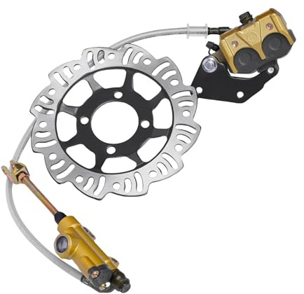 TaNeHaKi Hydraulisches Hinterrad-Bremsset,Bremsscheiben FüR 125ccm 4-Takt Offroad-MotorräDer,Cross-Bremse,Brems-Set Hinten, Scheibe
