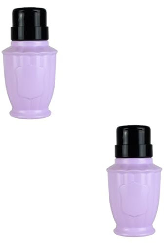 Ipetboom 2stücke Nagellackentferner-pumpflasche Leere Tragbare Druckspender-flasche Aus Robustem Für Make-up-entferner Für Reisen Und Nagelkunst Zubehör