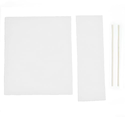 ZAMETTER Bezug für Regiestühle im Freien, Segeltuch-Sitzbezüge, Ersatz, Weiß