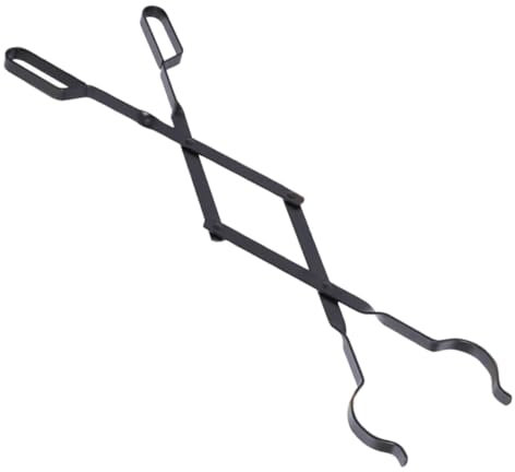 BCOATH Kaminholzzange Aus Metall Brennholzgreifer Für Holzscheite Einfache Handhabung Kaminzange